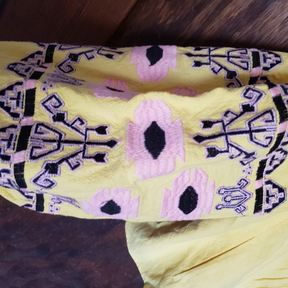 Boho Embroidered Balloon Sleeve Jacket - Picture 3 of 6